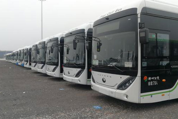 郑州K905路新增20台氢能源公交，可盲区监测、电磁自动破窗